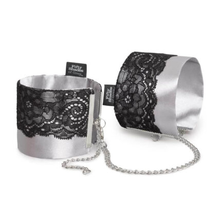Fifty Shades Of Grey Satin Laced Cuffs First
