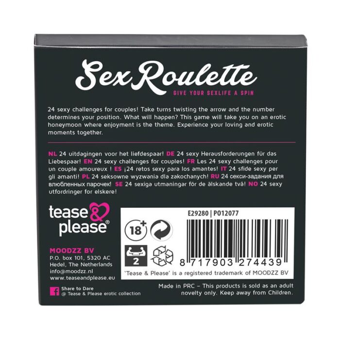 Tease & Please Sex Roulette Marriage & Love Fourth